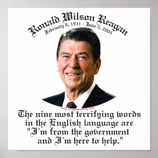 reagan-9-terrifying-words-posters-zazzle