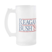 Reagan Bush 84 1984 vintage retro campaign Mug