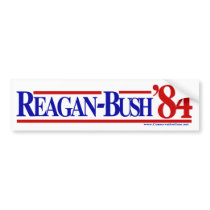 Reagan Bush 84 bumper stickers