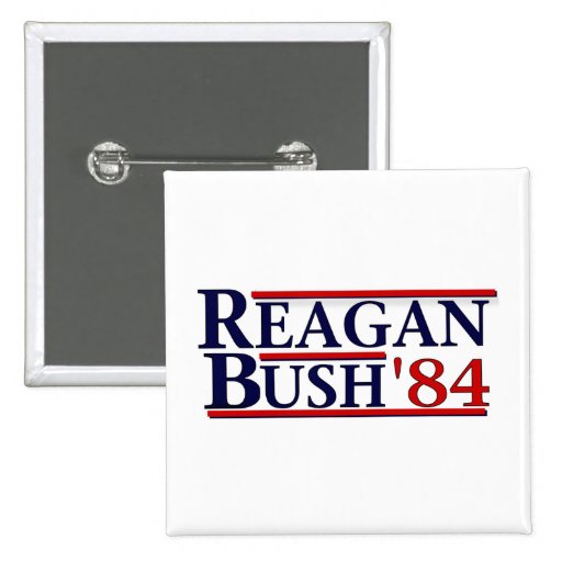 Reagan Bush '84 Pins
