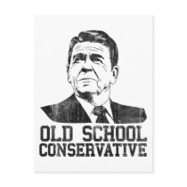 Reagan Bush Old School Conservative vintage tshirt postcards by strk3 Reagan Bush Old School Conservative vintage tshirt postcards