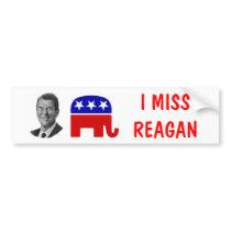 Reagan come back! bumper sticker