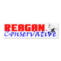 Reagan Conservative Bumper Sticker