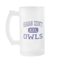 Reagan County - Owls - High - Big Lake Texas mugs by customteamsportswear Reagan County - Owls - High - Big Lake Texas mugs