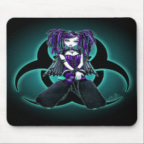 "Reagan" Cybergoth Radioactive Fairy Mousepad