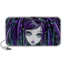 "Reagan" Cybergoth Radioactive Fairy Speaker