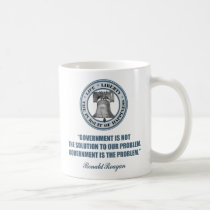 Reagan -Government Is Not The Solution mugs