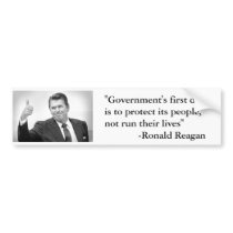 Reagan Governments First Duty bumper stickers
