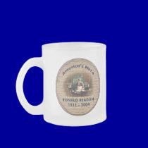 Reagan Hero Glass mugs
