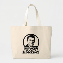 Reagan Is My Homeboy Canvas Bags
