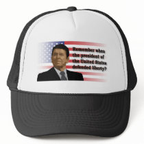 Reagan Liberty caps Trucker Hat