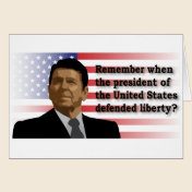 Reagan Liberty gretting card