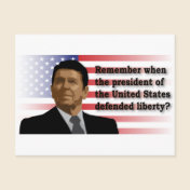 Reagan Liberty postcard