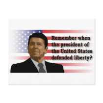 Reagan Liberty postcard