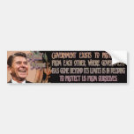 Reagan on Government's Purpose Bumper Stickers