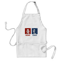Reagan or Obama? Hero or Zero Aprons