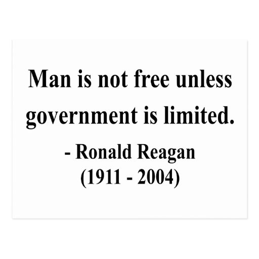 Reagan Quote 1a Postcard