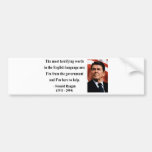 Reagan Quote 4b Bumper Sticker