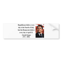 Reagan Quote 5b Bumper Sticker