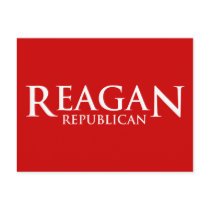 Reagan Republican postcards by AmericanElephant Reagan Republican postcards