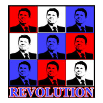 Reagan Revolution Pop Art Design Poster posters