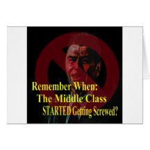 Reagan Started the Lies and Propaganda Greeting Card