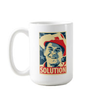 Reagan & Washington - Obama Parody Mug by Red_Square Reagan & Washington - Obama Parody Mug