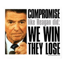 Reagan's Compromise Poster posters