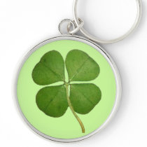 Real 4 Leaf Clover Shamrock Keychains