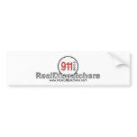 Real 911 Dispatchers Bumper Sticker