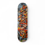 Real Abstract Graffiti Wall Skate Board