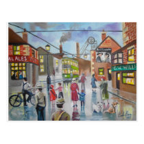 Real Ales Pub oil painting Gordon Bruce postcards