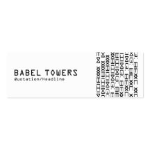 Real Alien Writing Business Card Template