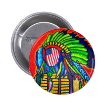 Real American Pinback Button