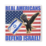 Real Americans Defend Israel Refrigerator Magnet