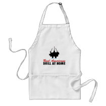 Real Americans Drill At Home aprons by AmericanElephant Real Americans Drill At Home aprons