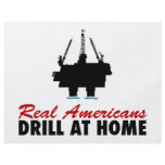Real Americans Drill At Home Flyer Design