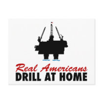 Real Americans Drill At Home postcards by AmericanElephant Real Americans Drill At Home postcards