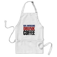 Real Americans Drink Coffee Aprons