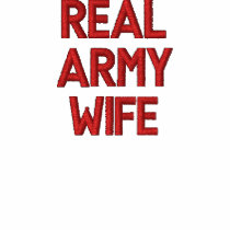 REAL ARMY WIFE embroidered shirts by SweetRascal REAL ARMY WIFE embroidered shirts