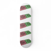 Real as Re Rhenium and Al Aluminium Skate Boards