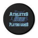 Real athletes Run magnets