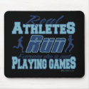 Real athletes Run mousepads