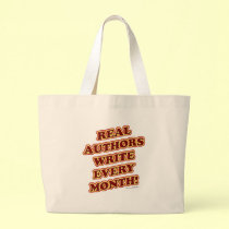 Real Authors always write! bags