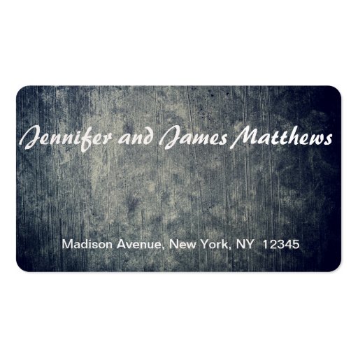 real background business card template (front side)