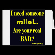 real bad cards