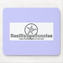 Real Badgebunnies Mouse Pad mousepads by RealSlogans Real Badgebunnies Mouse Pad mousepads