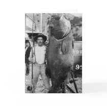 Real Big Fish, early 1900s Card