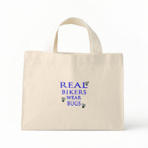 Real Bikers Wear Bugs Tote Bag