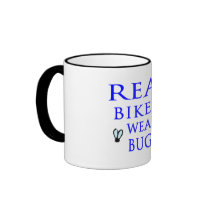 Real Bikers Wear Bugs Mug